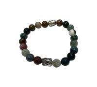 VIE Chakra Buddha Bracelet, Indian Agate