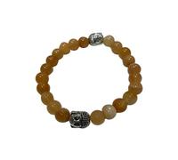 VIE Chakra Buddha Bracelet, Red Aventurine