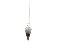VIE Chakra Pendulum with Chain, Rainbow Moonstone