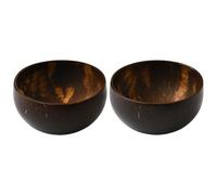 VIE Coconut Bowl, Large, 13-15cm Diameter, Set of 2