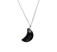 VIE Crescent Shaped Pendant, 4x2cm (Sodalite)