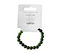 VIE Crystal Bracelet, 8mm, Taiwan Jade