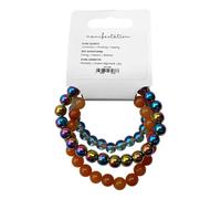 VIE Crystal Intention Stack, 8mm Crystal Bracelets, Manifestation