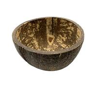VIE Gourmet Coconut Bowl, Natural Textured Finish, Small 8-10cm, Multicolor, One Size, UK-VG-0006-COCO-RGH-SML