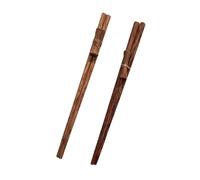 Vie Gourmet Coconut Chopsticks with Stand, 2 Pairs