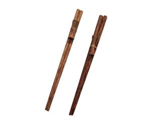 Vie Gourmet Coconut Chopsticks with Stand, 2 Pairs