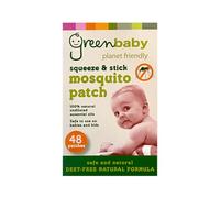 VIE Greenbaby Mosquito & Insect Protection Patches | Squeeze & Stick, DEET-Free Natural Formula |Safe for Babies & Kids | Effective Protection Against Mosquitoes (1 Count (Pack of 48))