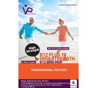 Vie Healthcare Vitamin B12 Plus 10 High Strength Transdermal Patches, 6 Transdermal Patches