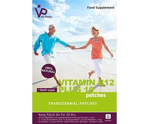 Vie Healthcare Vitamin B12 Plus 10 Transdermal Patches, 6 Transdermal Patches