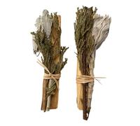 VIE Mini Smudge Cluster, White Sage with Palo Santo and Cedar 4", Pack of 2