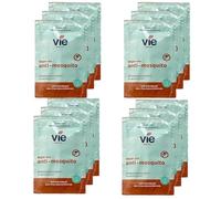 VIE Mosquito Wipes (Pack of 12) | DEET-Free Natural Formula | Individually Wrapped for Convenience | Safe for Babies & Kids | Effective Protection Against Mosquito & Insect Bites | Outdoor Essential