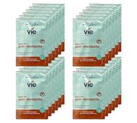 VIE Mosquito Wipes (Pack of 24) | DEET-Free Natural Formula | Individually Wrapped for Convenience | Safe for Babies & Kids | Effective Protection Against Mosquito & Insect Bites | Outdoor Essential