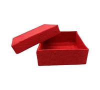 Vie Naturals Assorted Coloured Mulberry Paper Gift Box, Pack of 10, 8x8x4cm