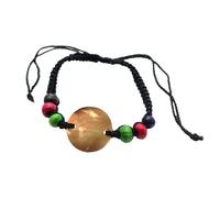 Vie Naturals Beach Bracelet Round Nacre (Black)