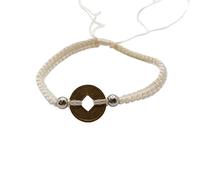 Vie Naturals Beach Bracelet Symbols (White)