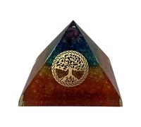 VIE Naturals Chakra Orgone Tree of Life Pyramid, 7.5cm