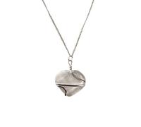 VIE Naturals Crystal Heart Wire Wrap Pendant, 3cm, Selenite, One