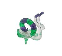 VIE Naturals Hand Blown Glass Sculpture, Snail