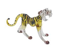 VIE Naturals Hand Blown Glass Sculpture, Tiger