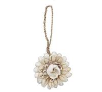 Vie Naturals Hand Made SeaShell Hanging Ornament (Design 10)