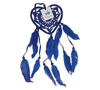 VIE Naturals Heart Shaped Dream Catcher, 12cm, Blue, UK-VN0495-HEART-DREAMCAT-12CM-BU