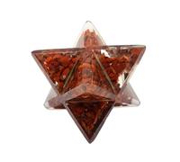 VIE Naturals Merkaba Star, Red Jasper, One