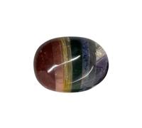 Vie Naturals Palm Stone, Oval, 7 Chakra Bonded, 5-7cm