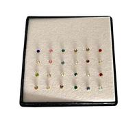 VIE Nose Ring Collection Box, 24 Pieces