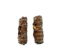 VIE Pack of 2 White Sage Smudge Stick 4” with Cinnamon & Orange - Hand-Tied Sage Stick for Energy Cleansing, Meditation, Protection, Spiritual Healing & Home Fragrance - Natural & Sustainably Sourced