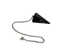 VIE Pendulum with Chain (Black Agate)