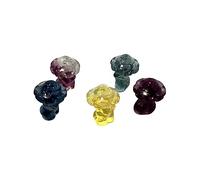 VIE Rainbow Fluorite Mini Mushroom, 1.5x1cm
