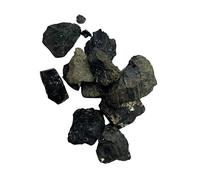 VIE Raw Rough Cut Crystals, 2-4cm, Pack of 6, Black Tourmaline
