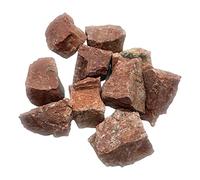 VIE Raw Rough Cut Crystals, 80-100g, Pack of 12, Red Jasper