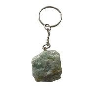 VIE Rough Cut Keychain, 9x3x3cm, Green Aventurine