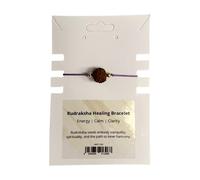 VIE Rudraksha Healing Bracelet, Purple