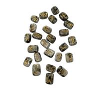 VIE Rune Set with Pouch, 1-2cm, Rainbow Moonstone