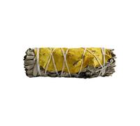 Sage Smudge Stick 4" (White Sage and Yellow Petals 4")