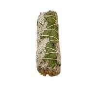 VIE Sage Smudge Stick 4" (White Sage & Basil 4", Pack of 1)
