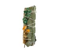 VIE Sage Smudge Stick 4" (White Sage, Orange, Green Sinuata and Eucalyptus 4")