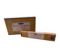VIE Satya Incense Sticks, 12 Packs x 15g, Egyptian Musk