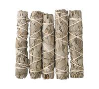 VIE Slimline Smudge Stick, White Sage 4", Pack of 5
