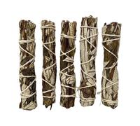 VIE Slimline Smudge Stick, White Sage and Yerba Santa 4", Pack of 5