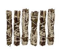 VIE Slimline Smudge Stick, White Sage and Yerba Santa 4", Pack of 6