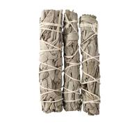 VIE Slimline White Sage Smudge Sticks, Pack of 3, Natural Energy Cleansing and Home Purification, Meditation, Spiritual Practice, Compact Mini Sage Bundles, Ethically Sourced