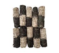 VIE Smudge Stick, Reversible Sage Black & White, Positivity 4", Pack of 10