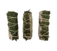 VIE Smudge Stick, White Sage and Cedar 4", Pack of 3