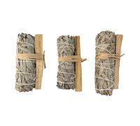 VIE Smudge Stick, White Sage and Palo Santo 4", Pack of 3