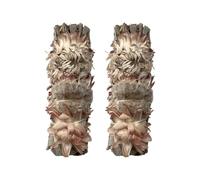 VIE Smudge Stick, White Sage and Pink Sunflower 4", Pack of 2