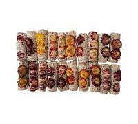 VIE Smudge Stick, White Sage and Red Sunflower 4", Pack of 20