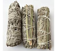 VIE Smudge Stick, White Sage and Sweet Grass 4", Pack of 3